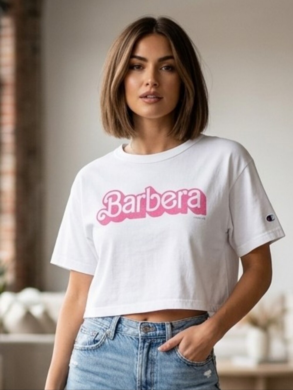 🩷 Barbie Inspired - Wine Lover - White and Pink Graphic T-Shirt